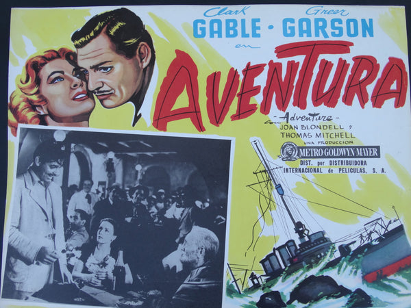 ADVENTURE (Aventura) 1945 Lobby Card