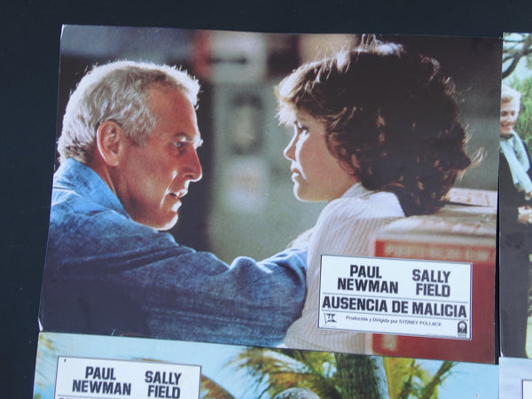 ABSENCE OF MALICE (Ausencia de Malicia) 1981 Set of 8 Lobby Cards 1981