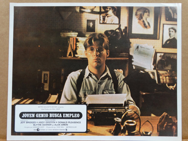 HEARTS OF THE WEST 1975 (Joven Genio Busca Empleo) Lobby Cards set of 4