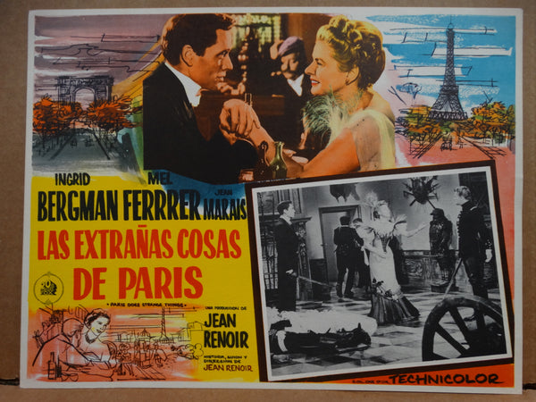 ELENA AND HER MEN (Las Extranas Cosas de Paris)1956 set of 7 Lobby Cards