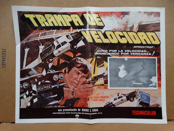 Speedtrap (Trampa de Velocidad) Lobby Card 1977