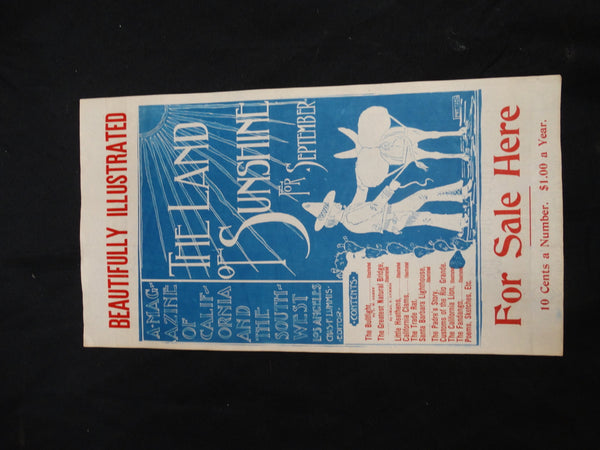 Land of Sunshine Poster: Man with Donkey