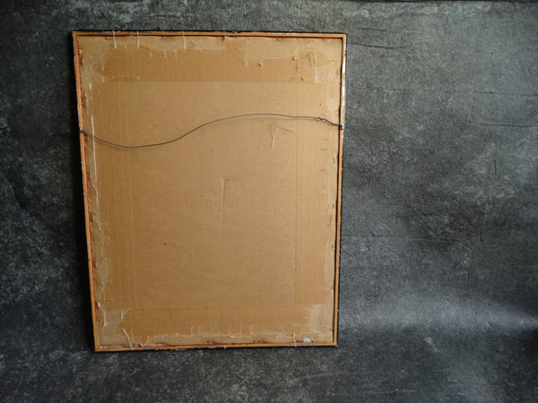 Men's Collars Store Display Placard - Stone Litho c 1900