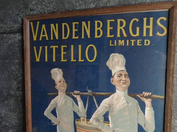 Vandenberghs Vitello Limited Margarine Advertising Poster c 1905 AP1208