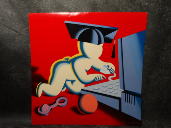 Mark Kostabi - Nerd - The Early Bird Gets The Worm Serigraph AP1214