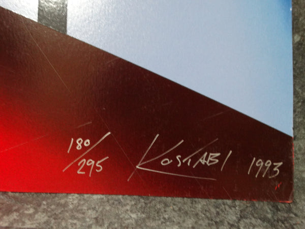 Mark Kostabi - Nerd - The Early Bird Gets The Worm Serigraph AP1214