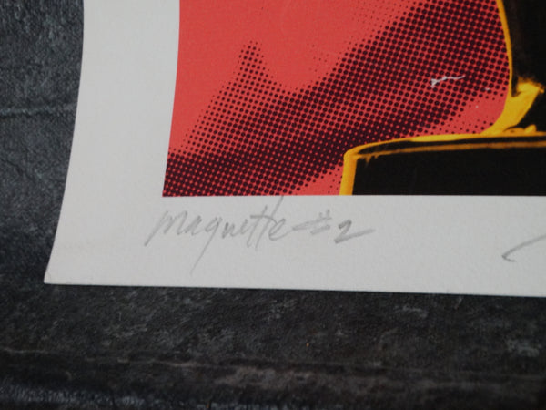 Richard Duardo Oscars 2009 Maquette #2 Serigraph AP1217