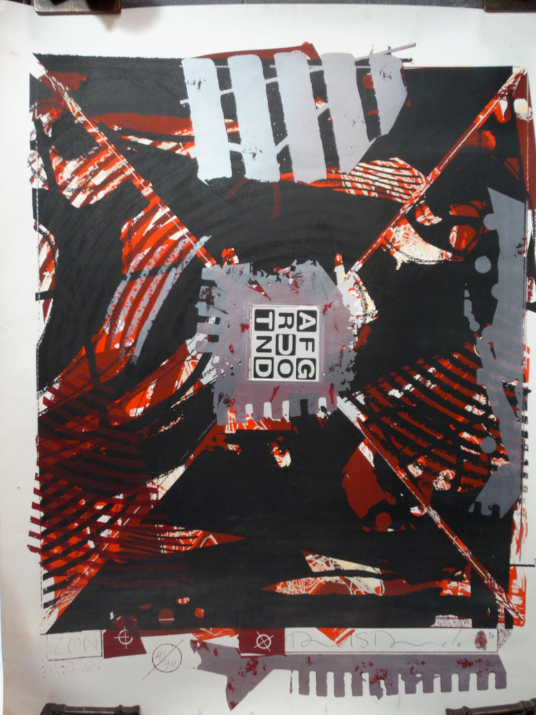 Richard Duardo - ART FUN GOD original print - 1988 AP1231