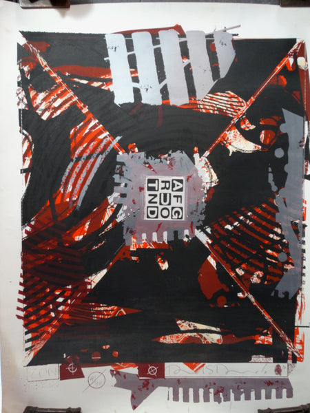 Richard Duardo - ART FUN GOD original print - 1988 AP1231