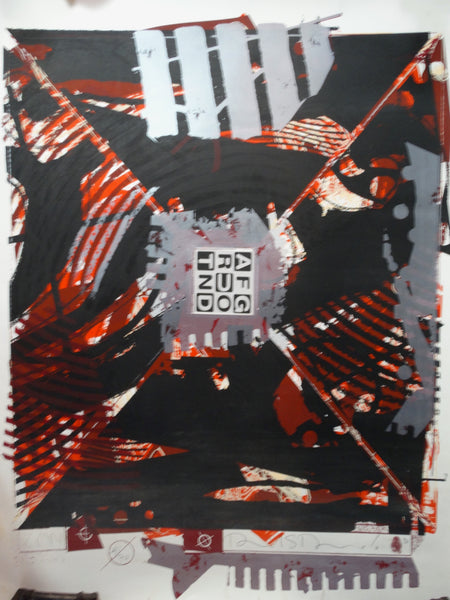 Richard Duardo - ART FUN GOD original print - 1988 AP1231