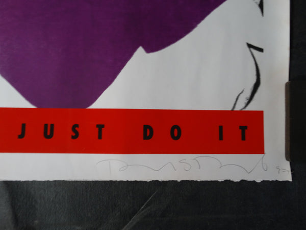 EXITING THE VEHICLE | JUST DO IT - a serigraph by Richard Duardo 1997 - AP1232