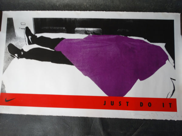 EXITING THE VEHICLE | JUST DO IT - a serigraph by Richard Duardo 1997 - AP1232