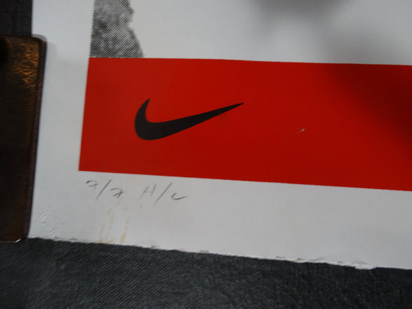 EXITING THE VEHICLE | JUST DO IT - a serigraph by Richard Duardo 1997 - AP1232