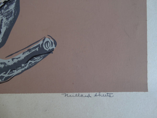 Millard Sheets - Startled Birds - Artist's Proof - AP1249