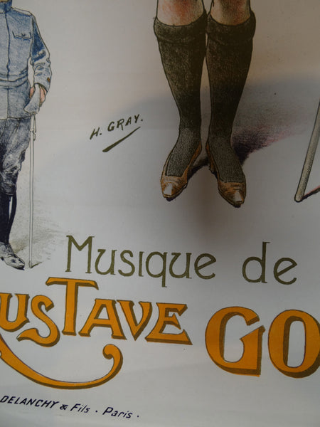 French Operetta Poster - MAM'ZELLE BOY-SCOUT