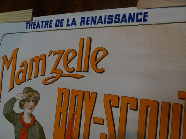 French Operetta Poster - MAM'ZELLE BOY-SCOUT