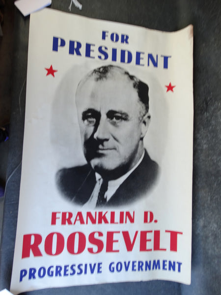 1930s FDR Poster Designed by Dean Tavoularis for Bonnie and Clyde 1966-7 AP1253