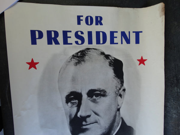1930s FDR Poster Designed by Dean Tavoularis for Bonnie and Clyde 1966-7 AP1253