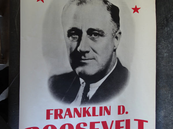 1930s FDR Poster Designed by Dean Tavoularis for Bonnie and Clyde 1966-7 AP1253