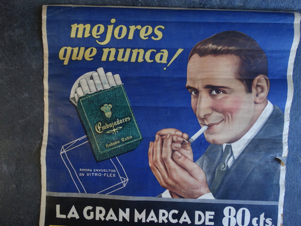 Embajadores Especiales Mexican Cigarette Advertising Poster AP1255