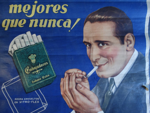 Embajadores Especiales Mexican Cigarette Advertising Poster AP1255