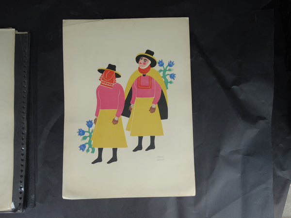 Carlos Mérida Carnival in Mexico Color Edition 49 Lithograph #10 AP1291