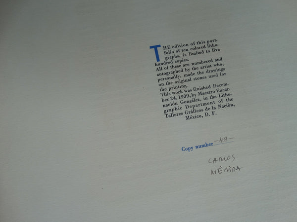 Carlos Mérida Carnival in Mexico Color Edition 49 Lithograph #4 AP1295