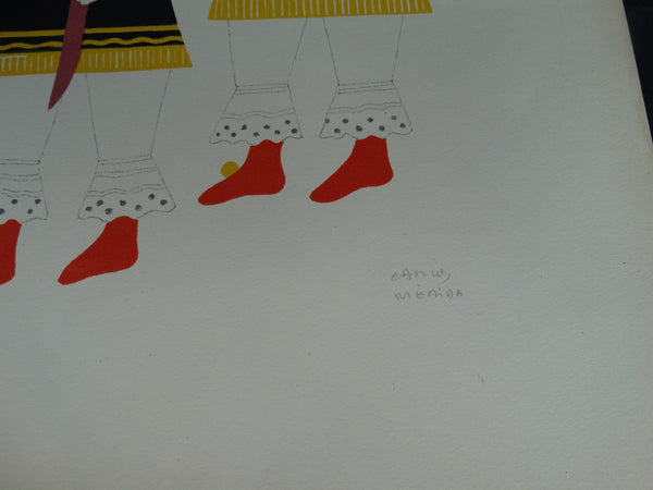 Carlos Mérida Carnival in Mexico Color Edition 49 Lithograph #5 AP1294