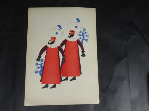 Carlos Mérida Carnival in Mexico Color Edition 49 Lithograph #4 AP1295