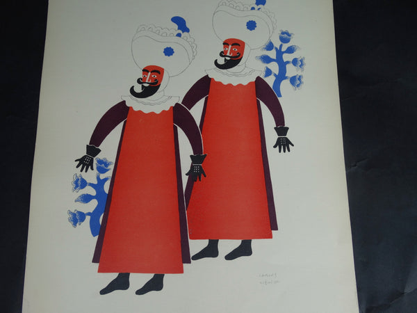 Carlos Mérida Carnival in Mexico Color Edition 49 Lithograph #4 AP1295