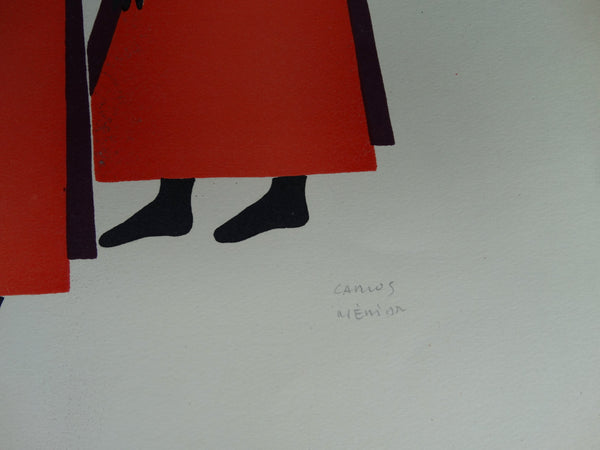 Carlos Mérida Carnival in Mexico Color Edition 49 Lithograph #4 AP1295