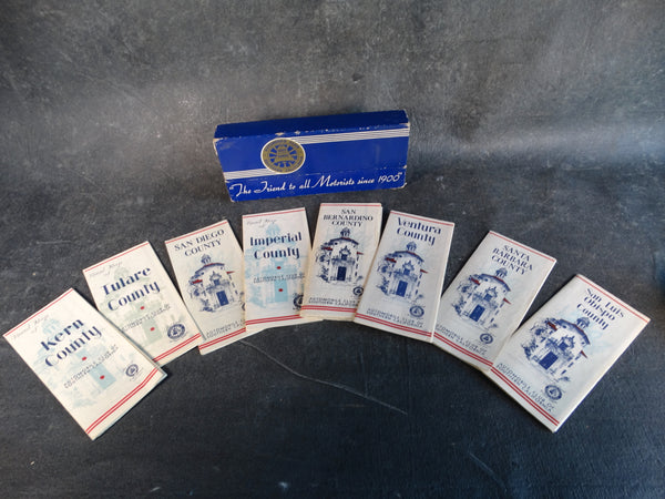Automobile Club of Southern California Box of County Maps 1943 - 1947 AP1311