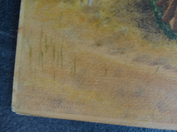 Hand Tinted Photograph of Chicano El Paso Texas Farm Family circa 1945 AP1326