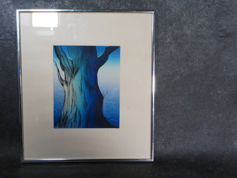 Eyvind Earle Serigraph Eucalyptus 1974 AP1333