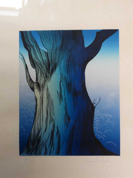 Eyvind Earle Serigraph Eucalyptus 1974 AP1333