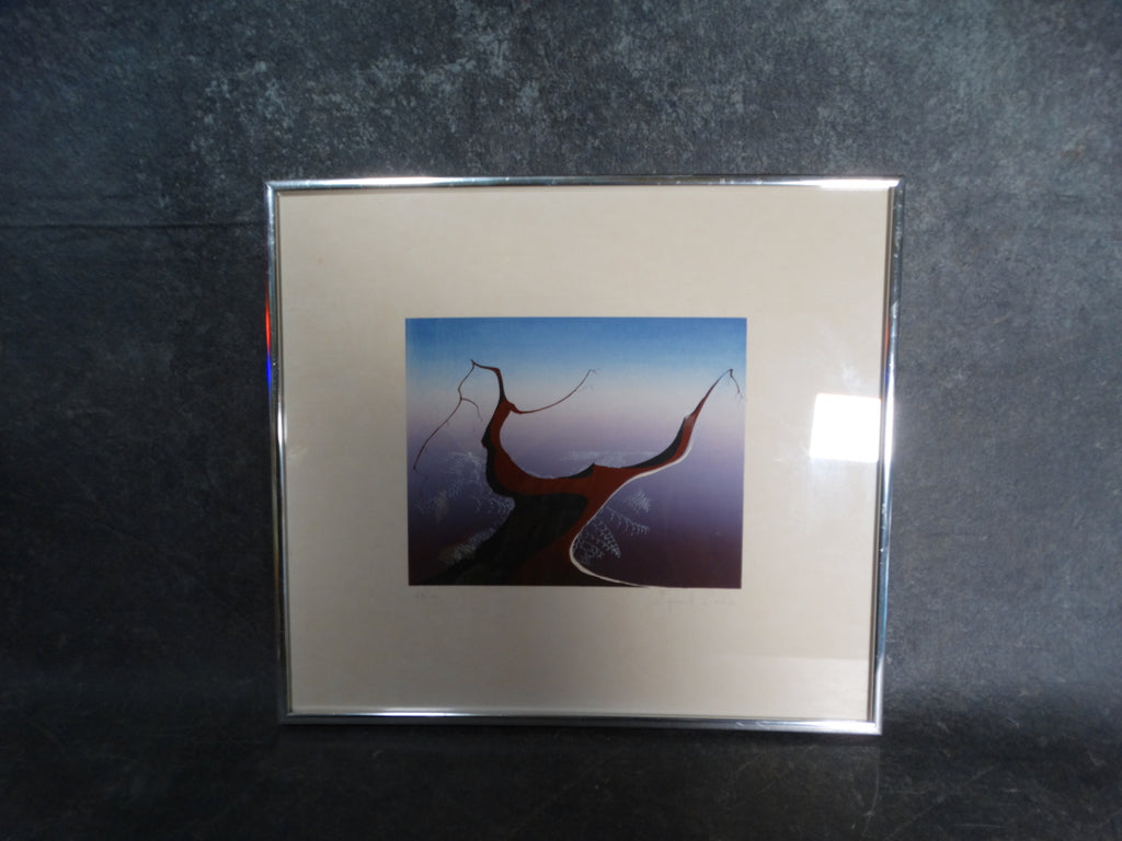Eyvind Earle Serigraph Desert Tree 1974 AP1335                                                                     Ranch