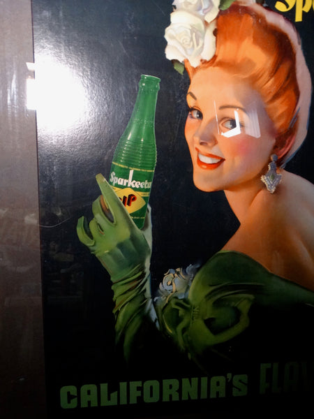 Sparkeeta Up Original Advertising Poster c1939 AP1351