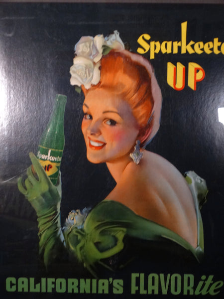 Sparkeeta Up Original Advertising Poster c1939 AP1351