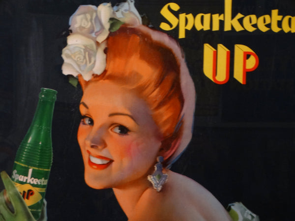 Sparkeeta Up Original Advertising Poster c1939 AP1351