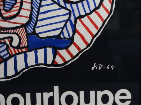 Dubuffet - L'Hourloupe - Original Exhibition Poster 1964 RARE AP1354