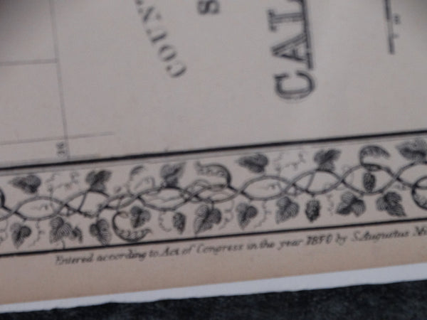 1890 Map of San Francisco and the State of California AP1385