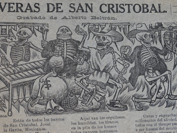 Alberto Beltrán - Poster/Broadsheet - Calaveras de San Cristóbal - 1952  AP1386