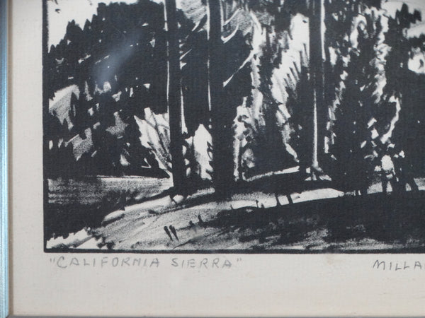 Millard Sheets - California Sierra - Lithograph - AP1387