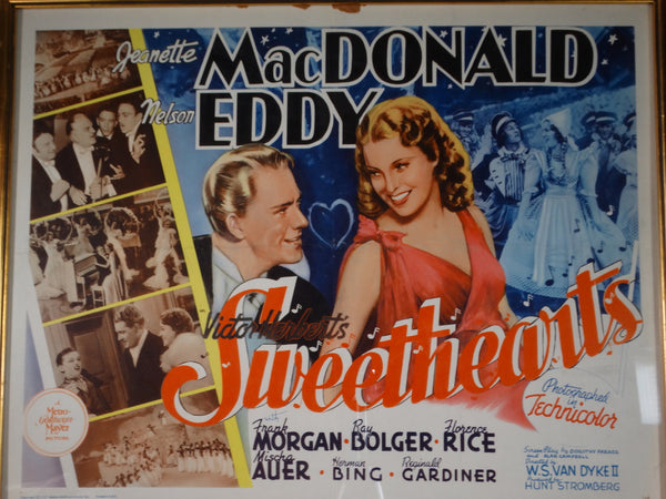 1962 reprint of 1938 Sweethearts Half-Sheet Poster AP1417