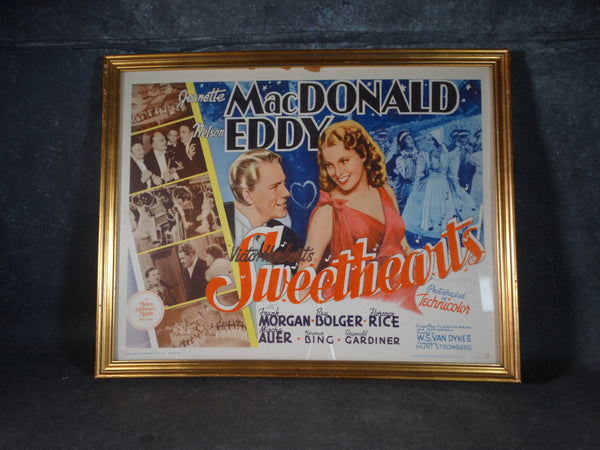 1962 reprint of 1938 Sweethearts Half-Sheet Poster AP1417