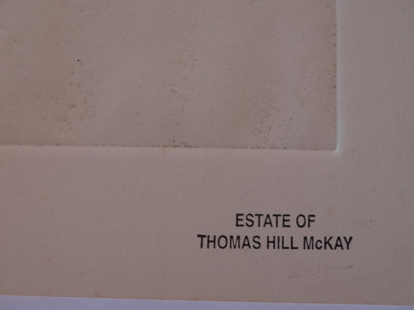 Thomas Hill McKay (1875-1941) The Runaway Horse - Etching AP1430