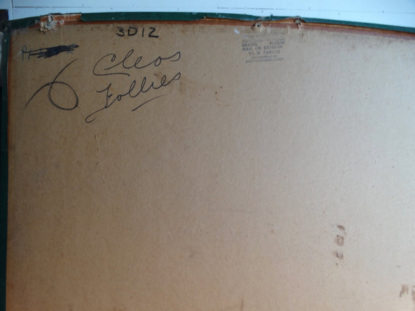 Giant Lobby Card for 1953's Anaglyph 3-D  Movie Cleopatra Follies AP1472