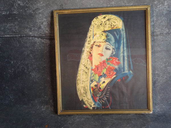 Armando Drechsler (1901-1961) - Lithograph of A Superbly Languid Señorita - 1920s AP1610