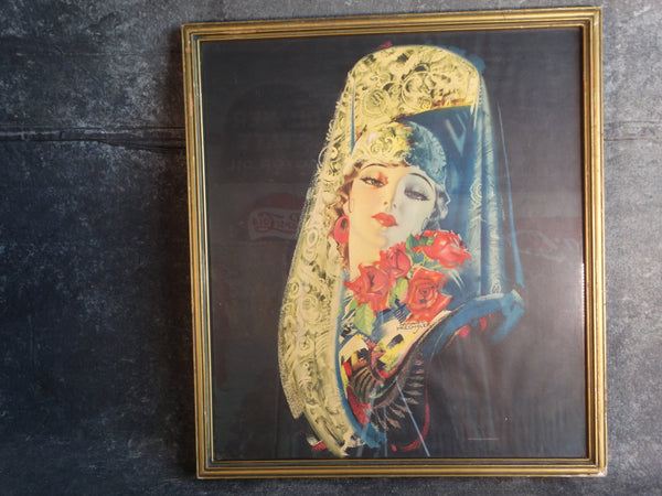 Armando Drechsler (1901-1961) - Lithograph of A Superbly Languid Señorita - 1920s AP1610