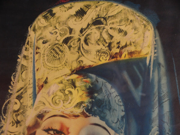 Armando Drechsler (1901-1961) - Lithograph of A Superbly Languid Señorita - 1920s AP1610